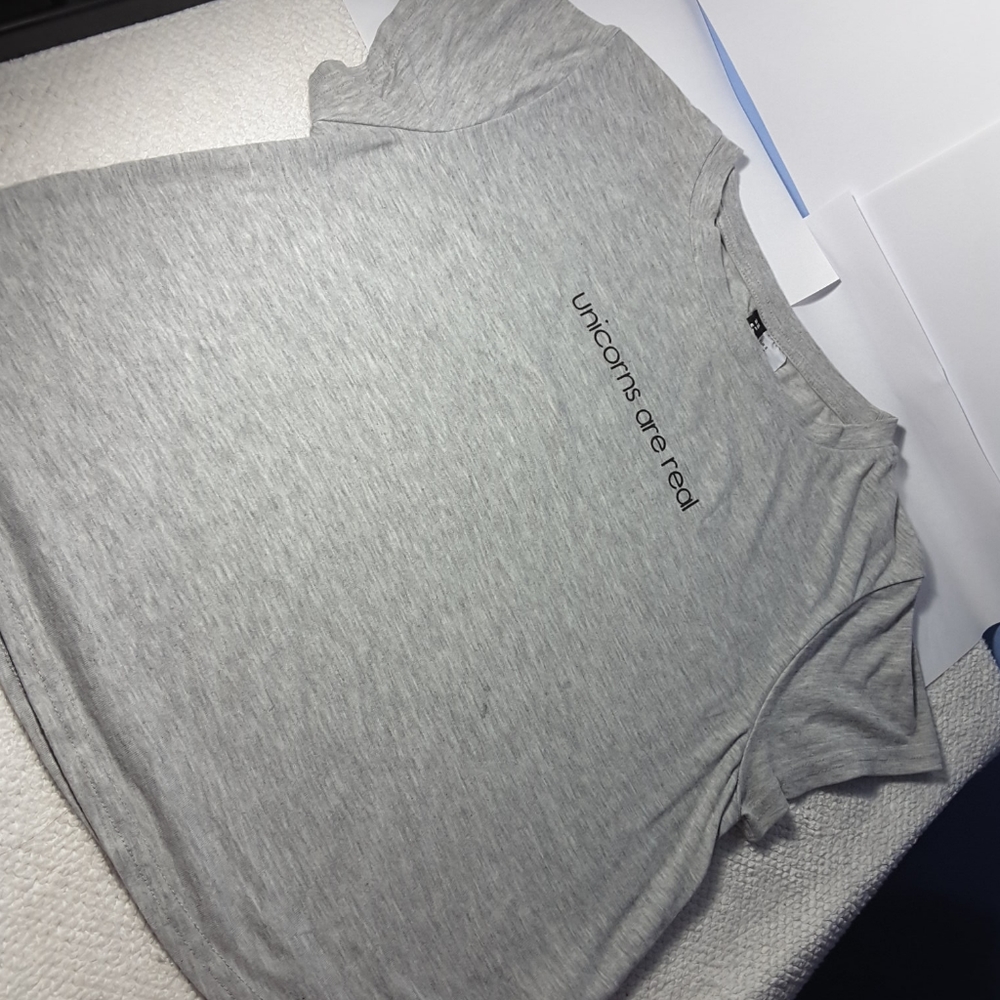 Unicorns are real H&M crop top